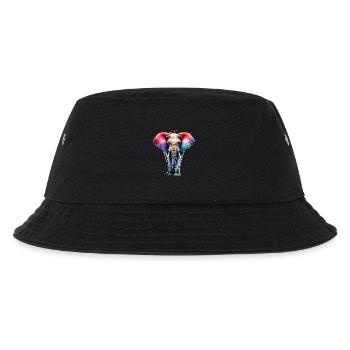 Elefant - Kinder Bucket Hat - Schwarz - Vorne