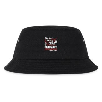 Pharmacy Technician Crazy Pharmacy Technician - Kids’ Bucket Hat - black - Front