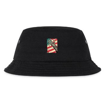 Drapeau américain et griffe du Cauchemar américain - Bob Enfant - noir - Devant