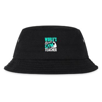 Gym Teacher Best Gym Teacher - Kids’ Bucket Hat - black - Front