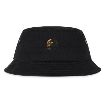 Entspannter Gorilla mit Sonnenbrille vor - Kinder Bucket Hat - Schwarz - Vorne