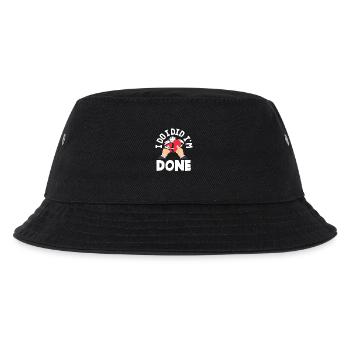 Ich Habe, Ich Habe, Ich Bin Fertig Mit Der - Kinder Bucket Hat - Schwarz - Vorne