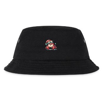 Christmas Crab Joy With Hat - Kids’ Bucket Hat - black - Front