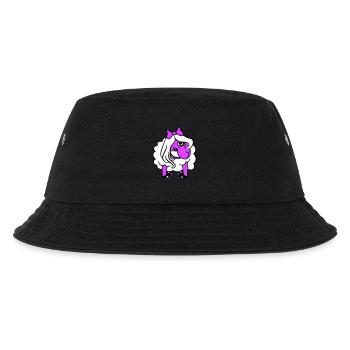 Sheep Offended Girl Woman Evil Eye Pretty - Kids’ Bucket Hat - black - Front