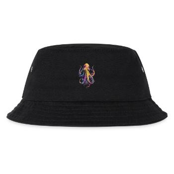 Tintenfisch - Kinder Bucket Hat - Schwarz - Vorne