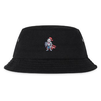 Freundlicher Ritter als Geburtstagsgeschenk Design - Kinder Bucket Hat - Schwarz - Vorne