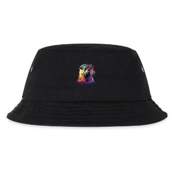 Otter Seeotter Fischotter Marder Liebe Süßer Otter - Kinder Bucket Hat - Schwarz - Vorne