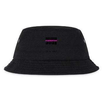 Konfirmation 2025 Gästebuch Deko Mädchen Jungen - Kinder Bucket Hat - Schwarz - Vorne