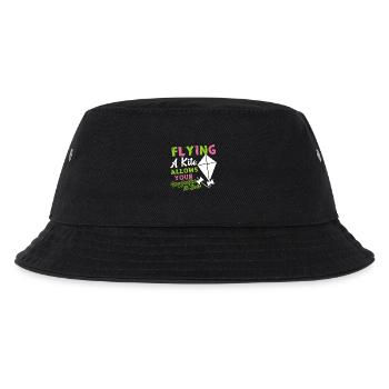 Kite Flying A Kite Allows Your Imagination To Soar - Kids’ Bucket Hat - black - Front