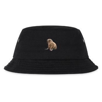 Walross - Kinder Bucket Hat - Schwarz - Vorne