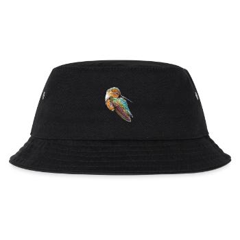 Kolibri - Kinder Bucket Hat - Schwarz - Vorne