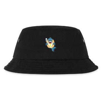 Dolphin Hot Dog - Kids’ Bucket Hat - black - Front