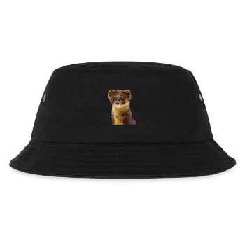 Wiesel - Kinder Bucket Hat - Schwarz - Vorne