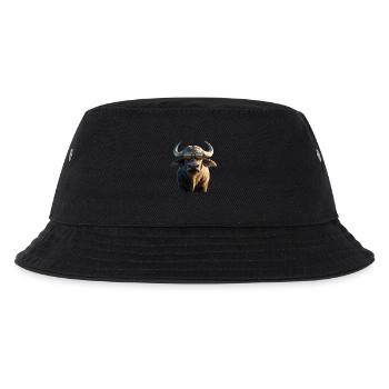 Buffalo Cape Buffalo Safari African Buffalo - Kids’ Bucket Hat - black - Front