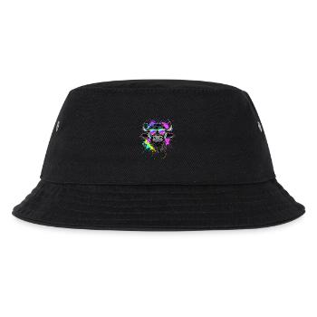 Büffel Kaffernbüffel Safari Afrikanischer Büffel - Kinder Bucket Hat - Schwarz - Vorne