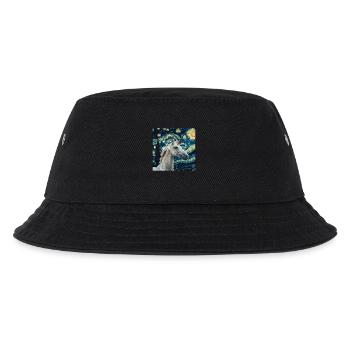 Einhorn - Kinder Bucket Hat - Schwarz - Vorne