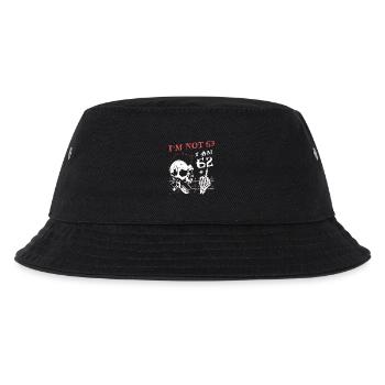 I Am 62 Plus Middle Finger - 63rd Birthday - Kids’ Bucket Hat - black - Front