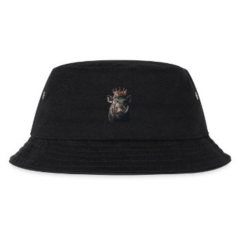 Warzenschwein - Kinder Bucket Hat - Schwarz - Vorne