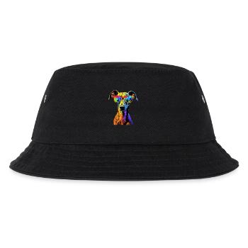 Windhund Hundeliebhaber Jagdhund Liebe Greyhound - Kinder Bucket Hat - Schwarz - Vorne