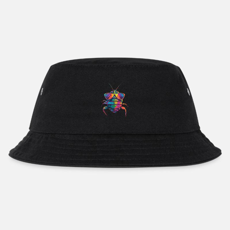 Assel - Kinder Bucket Hat - Schwarz