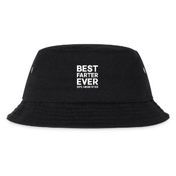 Furz Spruch Furzen Papa Pups Lustige Furz Geschenk - Kinder Bucket Hat - Schwarz - Vorne