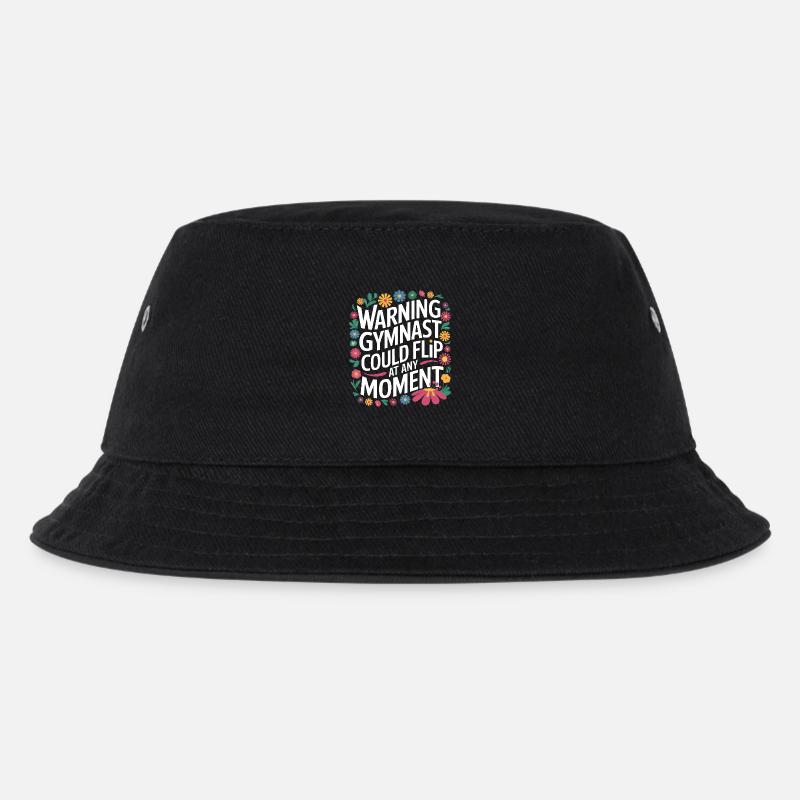 Turnen Turner Gymnastik - Kinder Bucket Hat - Schwarz