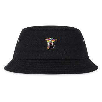 Pitbull Bulldog Pittie American Pitbull Terrier - Kids’ Bucket Hat - black - Front