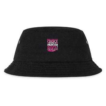 Painter Woman Decision Privilege - Kids’ Bucket Hat - black - Front