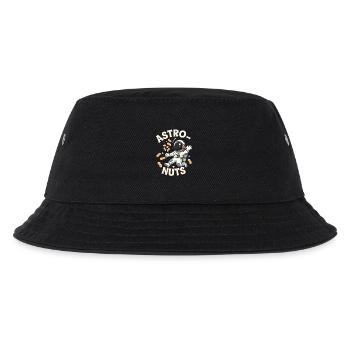 Astro Nuts Astronaut Nüsse für einen Astronauten - Kinder Bucket Hat - Schwarz - Vorne