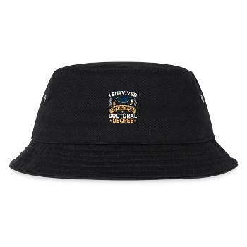 Doctorates survived doctorates - Kids’ Bucket Hat - black - Front