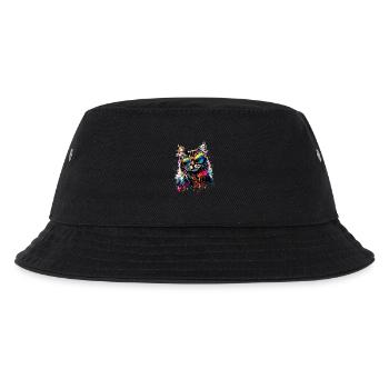 Perserkatze Perser Katze Persian Cat Süße Katzen - Kinder Bucket Hat - Schwarz - Vorne