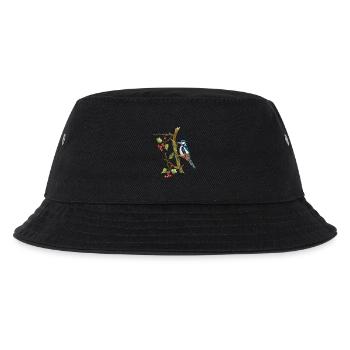 Bunter Vogel - Kinder Bucket Hat - Schwarz - Vorne