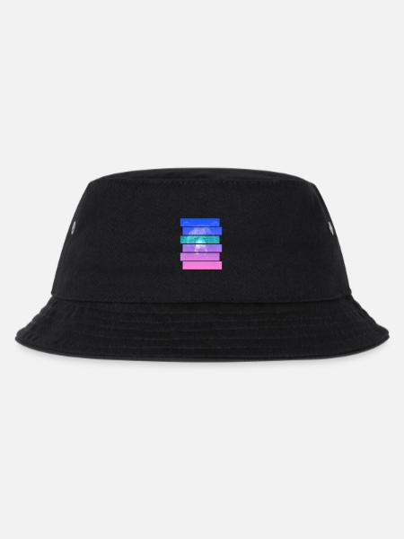 Bär - Kinder Bucket Hat - Schwarz