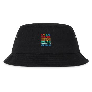 Dressur Dressurpferd Dressurreiter - Kinder Bucket Hat - Schwarz - Vorne