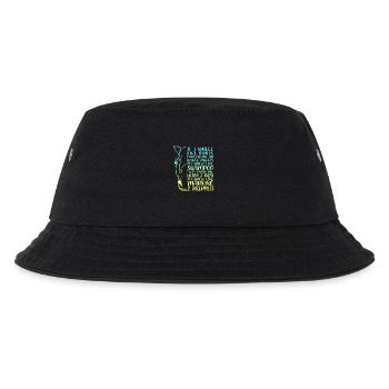 Dressur Dressurpferd Dressurreiter - Kinder Bucket Hat - Schwarz - Vorne