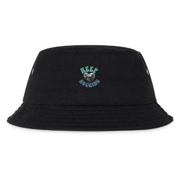 Geologe Steine Sammler - Kinder Bucket Hat - Schwarz - Vorne