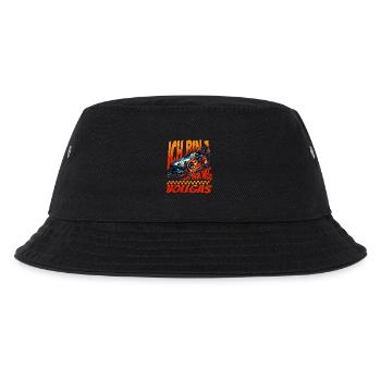 Ich Bin 1 Aus Dem Weg. Kindergeburtstag Rennwagen - Kinder Bucket Hat - Schwarz - Vorne