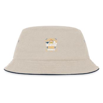 Doctorate Doctorate PhD Studies - Kids’ Bucket Hat - ecru/navy - Front