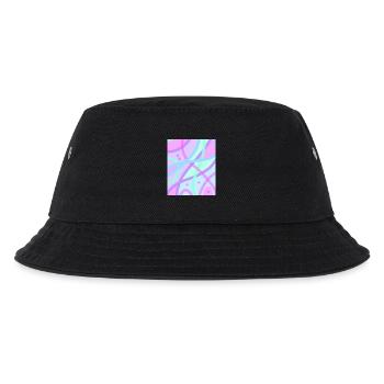 Pastell - Kinder Bucket Hat - Schwarz - Vorne