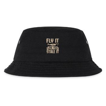 Fliege es, als hättest du es gestohlen - Kinder Bucket Hat - Schwarz - Vorne