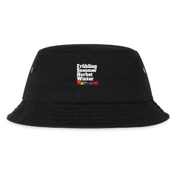 Karneval Fünfte Jahreszeit Kölsch Fastelovend Köln - Kinder Bucket Hat - Schwarz - Vorne
