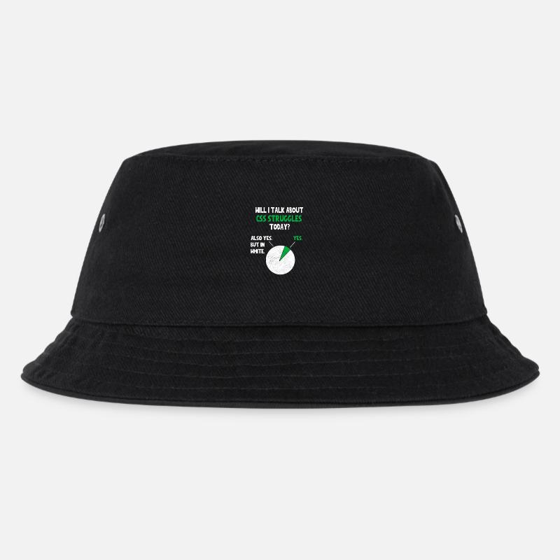 Programmierer Webentwickler Programmierer Werde ich über F sprechen - Kinder Bucket Hat - Schwarz