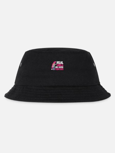 Echte Mädchen Sind Hausmalerinnen - Kinder Bucket Hat - Schwarz