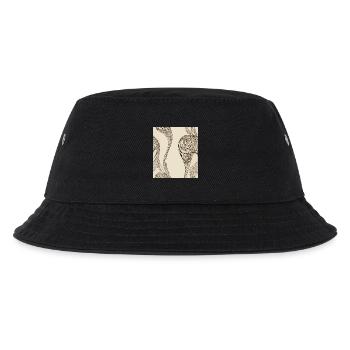 Motif organique abstrait - Bob Enfant - noir - Devant