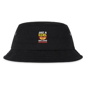Hot Dog Snack - Kids’ Bucket Hat - black - Front