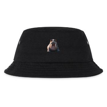 Walrus, tusks, seal, wild Pacific walruses - Kids’ Bucket Hat - black - Front