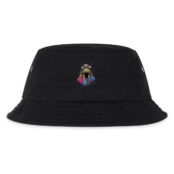 Walross Stoßzähne Robbe Wilde Pazifische Walrosse - Kinder Bucket Hat - Schwarz - Vorne