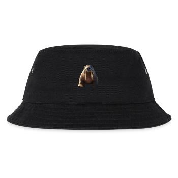 Walross Stoßzähne Robbe Wilde Pazifische Walrosse - Kinder Bucket Hat - Schwarz - Vorne