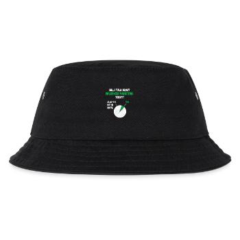 Influencer marketing SMM talk about Funny Quote No - Kinder Bucket Hat - Schwarz - Vorne