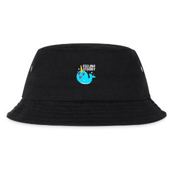 Narwal - Kinder Bucket Hat - Schwarz - Vorne